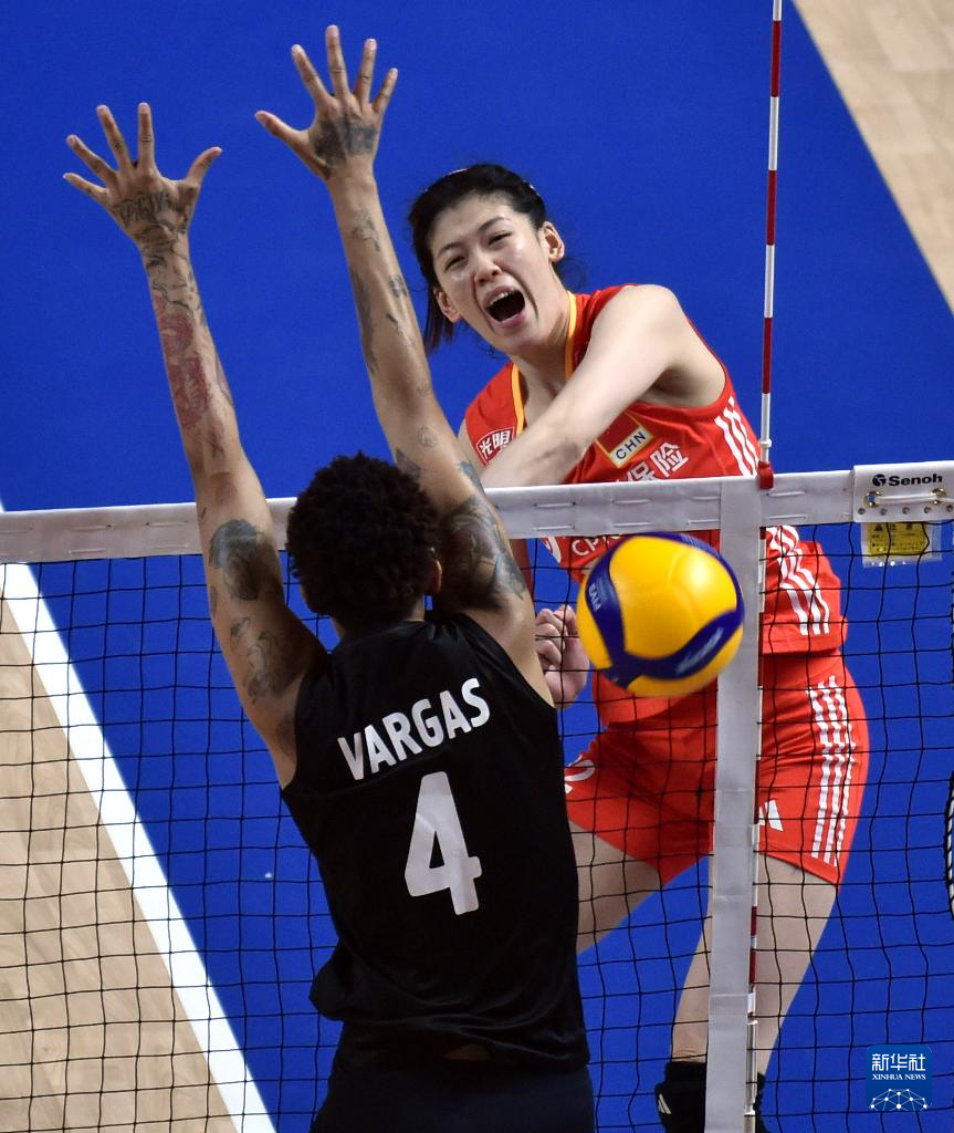 排球——世界女排联赛香港站:中国队胜土耳其队