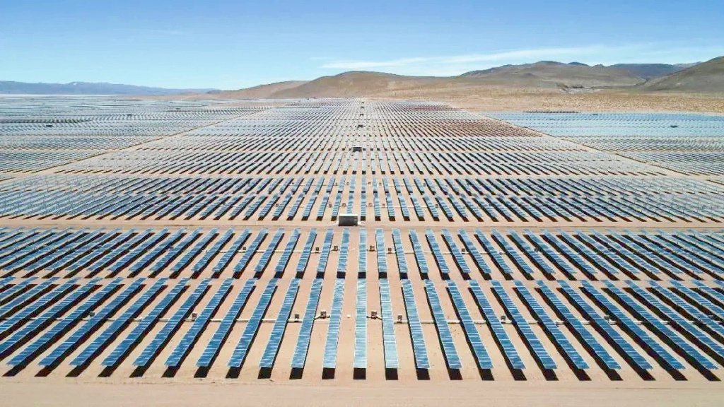 由中国电建epc总承包的阿根廷高查瑞光伏电站