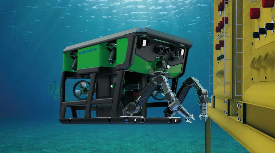 图2 更高效环保的系统使eWROV成为世界上功能最强、最智能的全电动工作级水下机器人