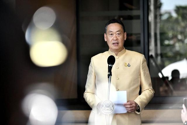 1月2日，泰国总理赛塔在曼谷表示，泰国将自2024年3月1日起对中国公民实施永久免签政策。新华社发（泰国总理府供图）