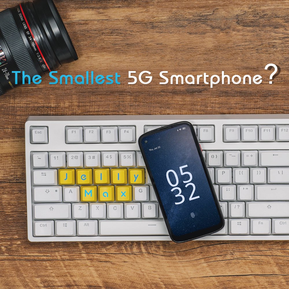 "全球最小 5g 智能手机?"unihertz 预热新款 jelly max 小屏手机