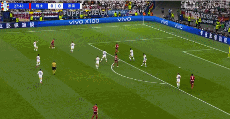 瑞士队1比0取得领先