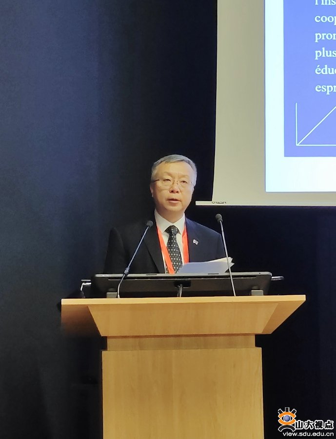 任友群率团访问法国并出席中法教育发展论坛|山东大学|合作|大学|科研|卫视_手机新浪网