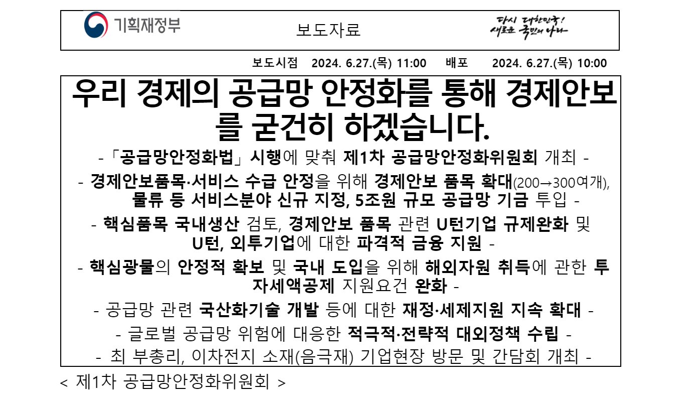 韩国推出5万亿韩元供应链基金砸钱鼓励企业拓展原材料多元化供给