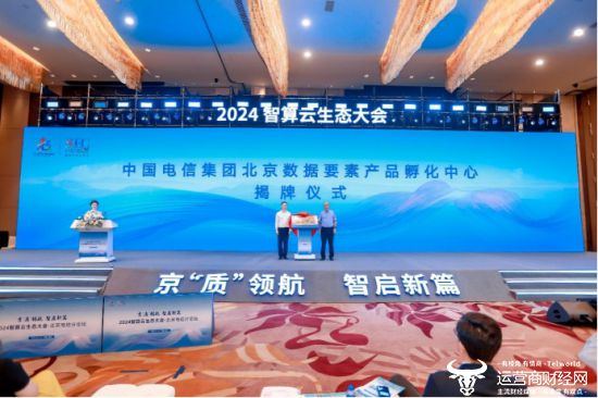 图：中国电信北京数据要素产品孵化中心正式揭牌