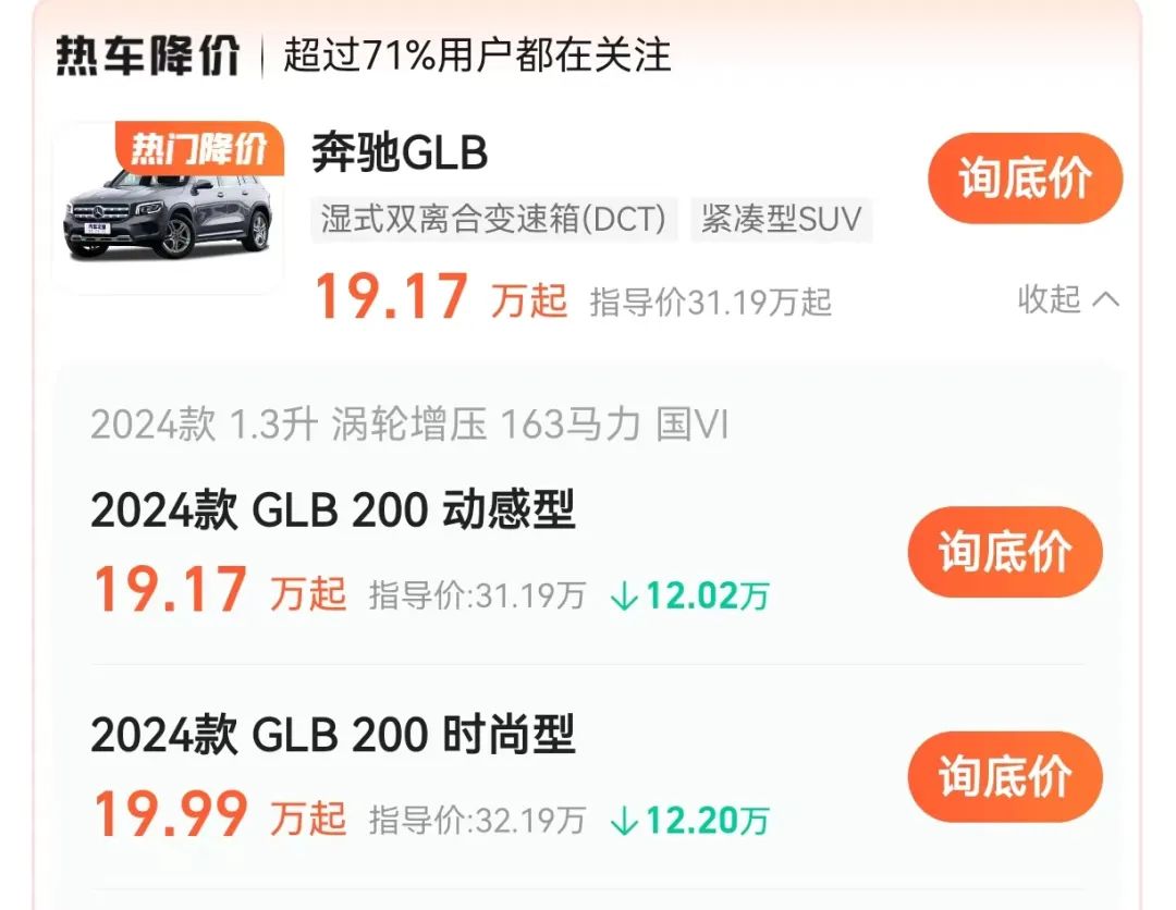 来源:某汽车报价平台