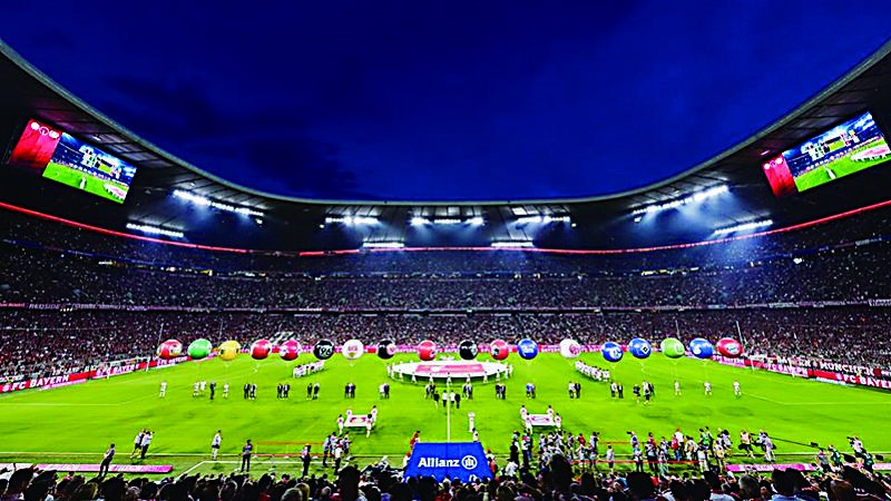 洲明科技led显示屏亮相欧洲杯场馆北京时间6月30日凌晨,2024欧洲杯八