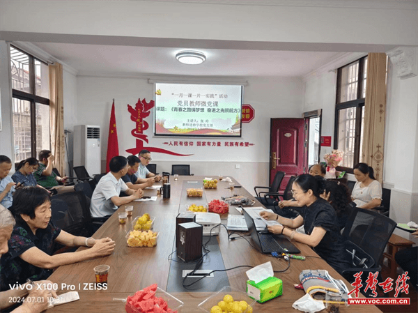 沅江市教师进修学校:新老党员 共庆"七一"