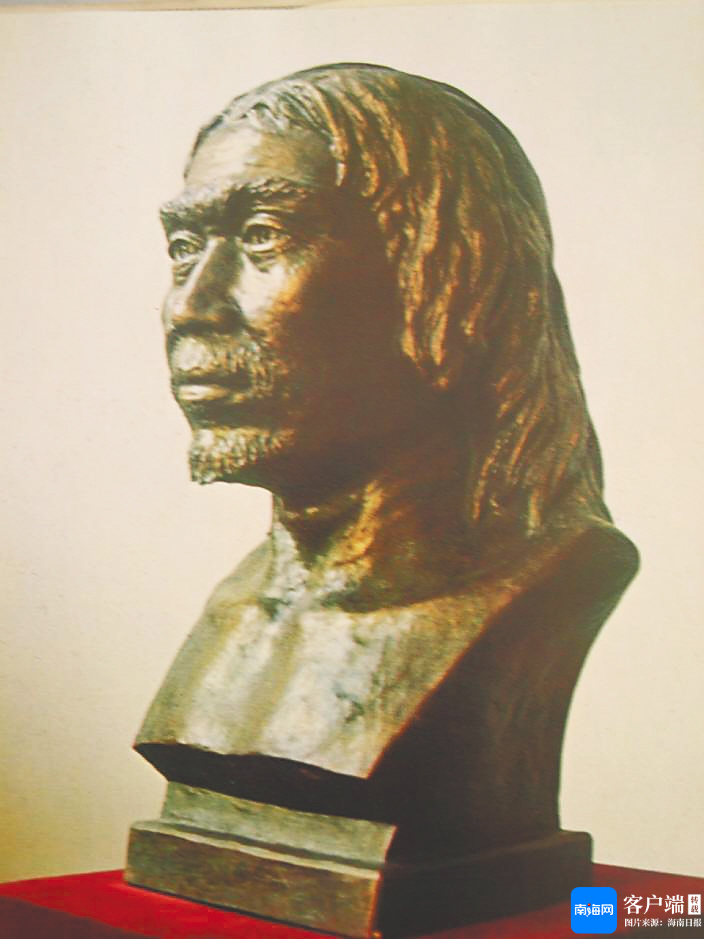 山顶洞人复原像.周口店遗址博物馆供图