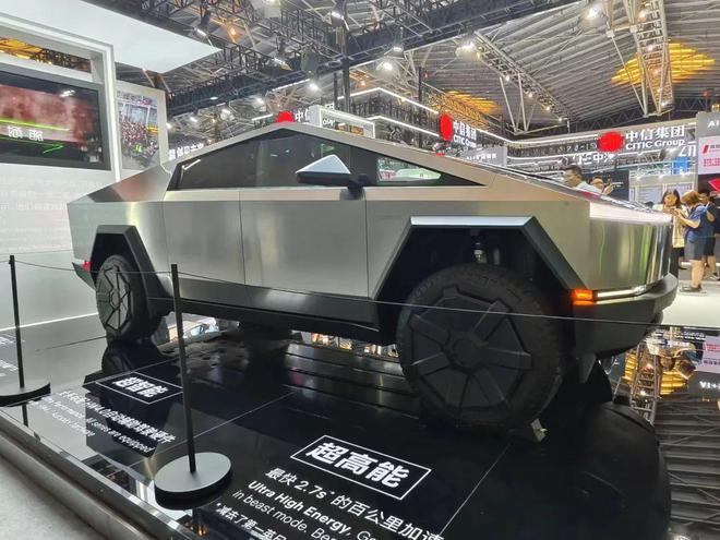 △特斯拉电动皮卡Cybertruck 图源：作者拍摄