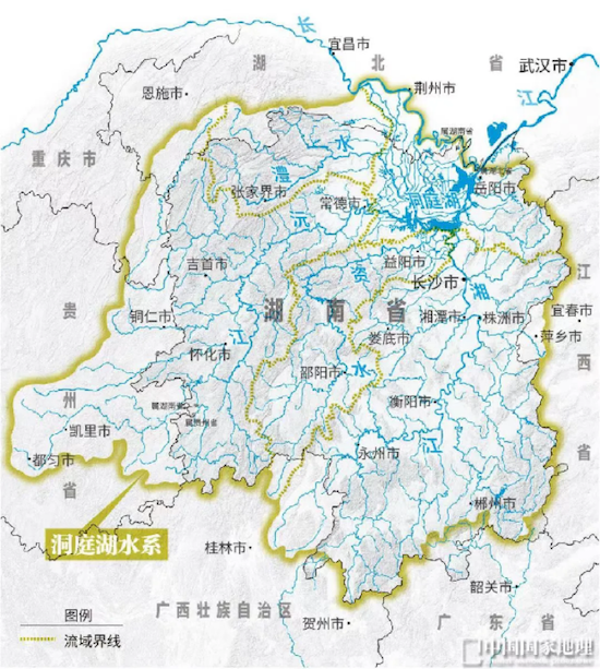 自1958年调弦口封堵之后,洞庭湖水系便形成了"九九归一"的格局.