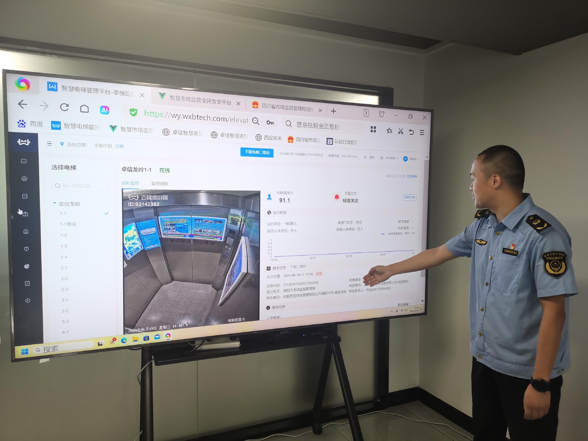 四川基层"两化"建设系列报道 |"智慧之眼"紧盯电梯安全