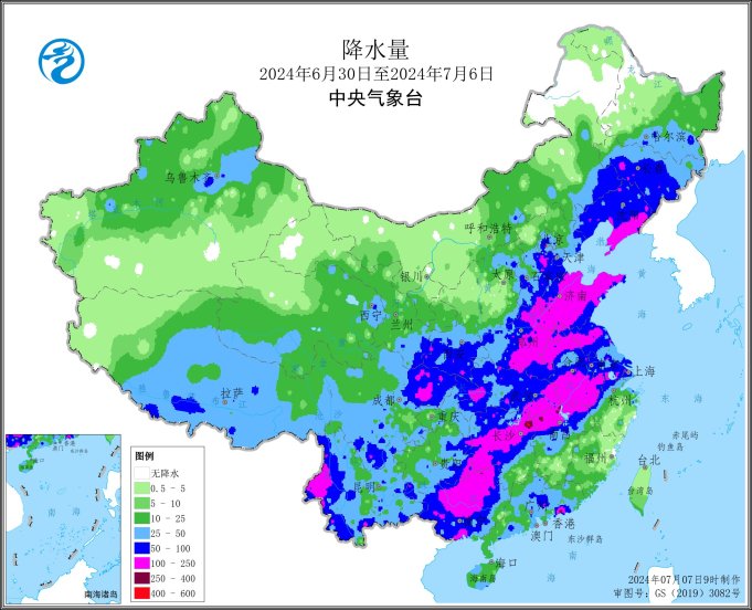 中央气象台:全国农业气象情报(2024年07月08日)|降水_新浪财经_新浪网