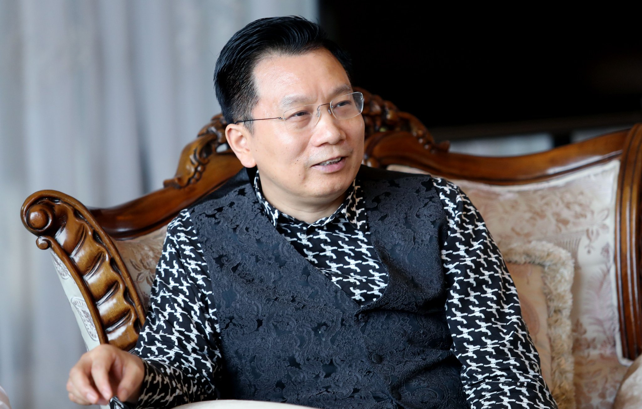 红星美凯龙品牌创始人,红星美凯龙ceo车建新.图片来源:视觉中国