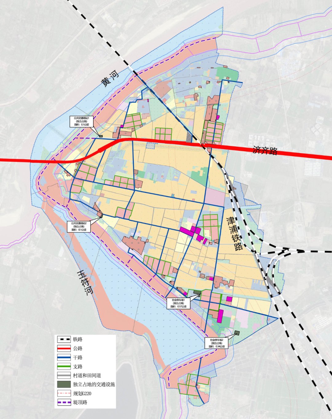 图5道路交通规划图