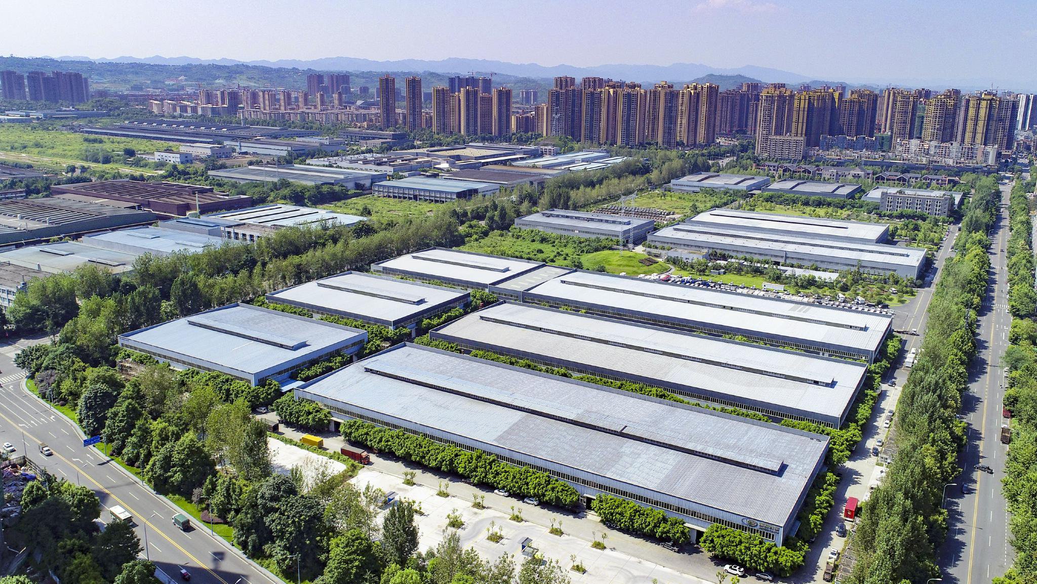 图为重庆璧山高新区一处厂房.(曾清龙摄)