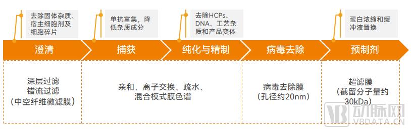 膜过滤技术在单抗纯化工艺中的应用，资料来源：《膜科学与技术》