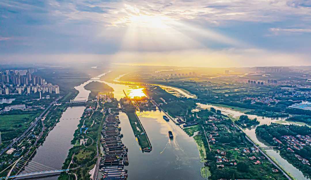 江苏宿迁:大运河风光美