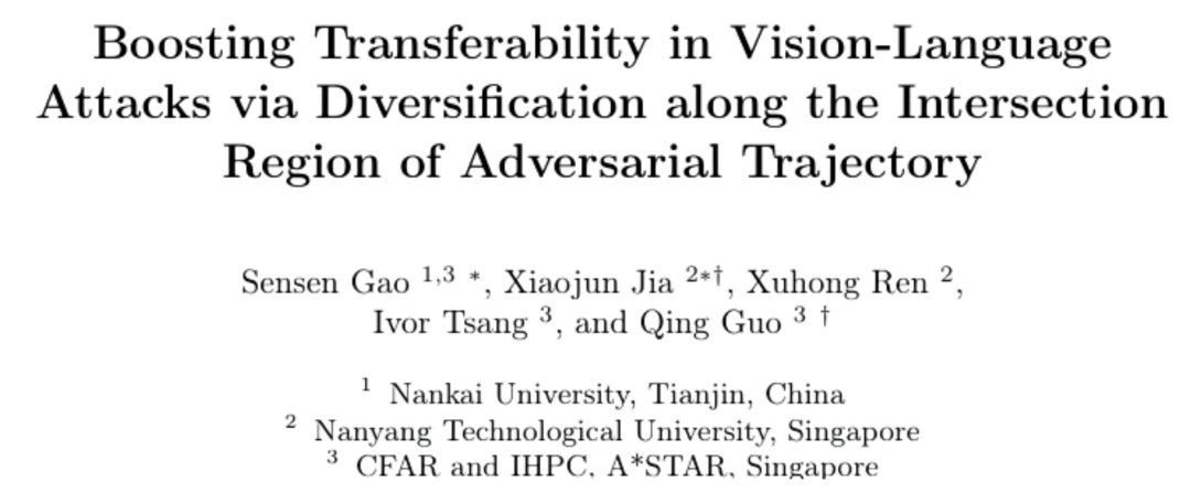 ECCV 2024 | 让GPT-4图像理解更易出错，全新策略增强VLP模型对抗迁移性|图像|周围_新浪科技_新浪网