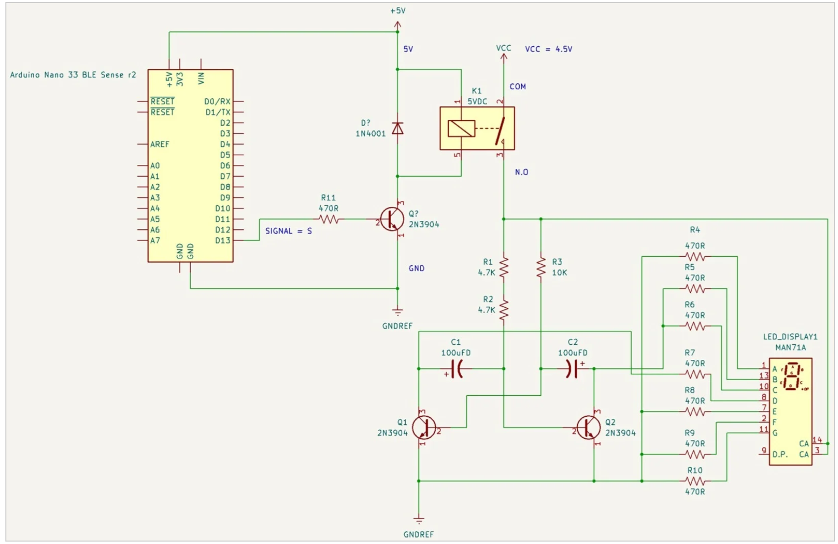 无线字母闪光器:radio shack经典电路混音
