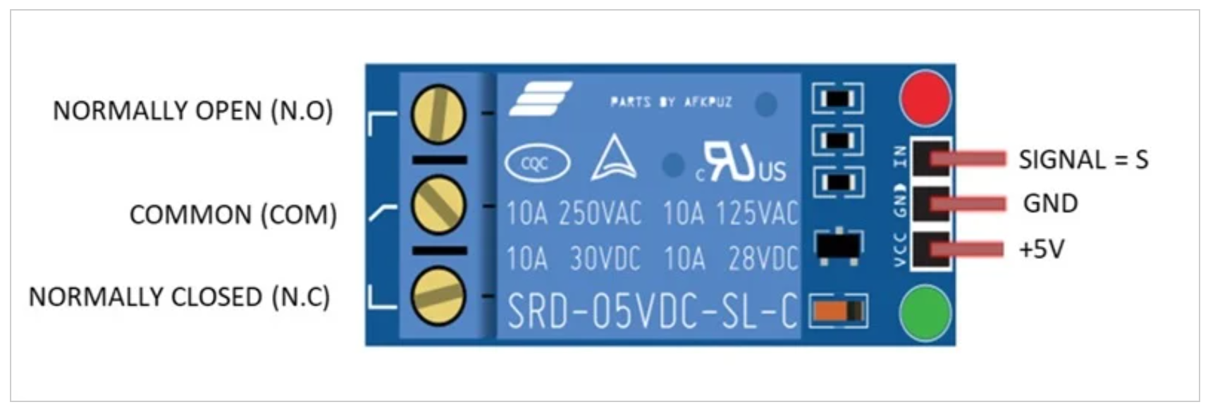 机电继电器模块引脚.图片由don wilcher提供&nbsp