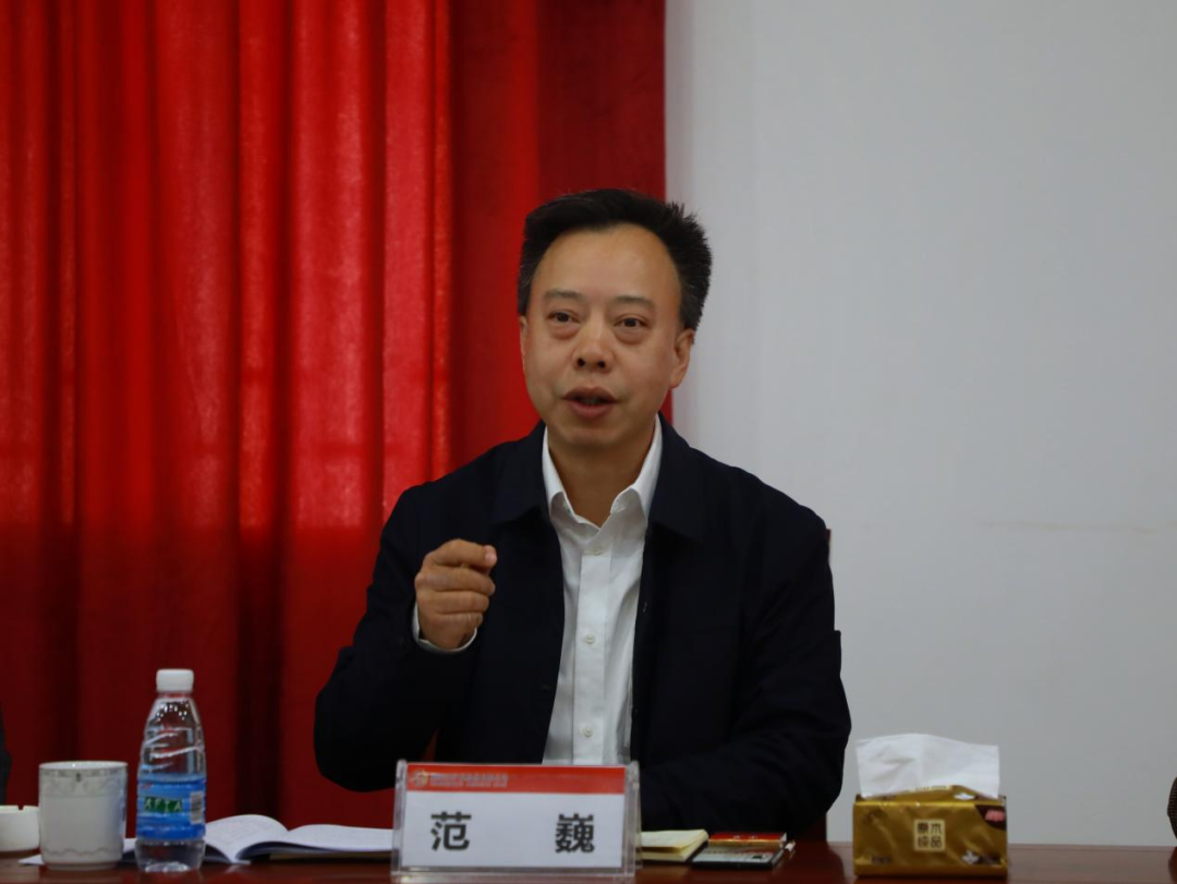 中国有色集团副总经理范巍到刚波夫公司调研指导科技工作