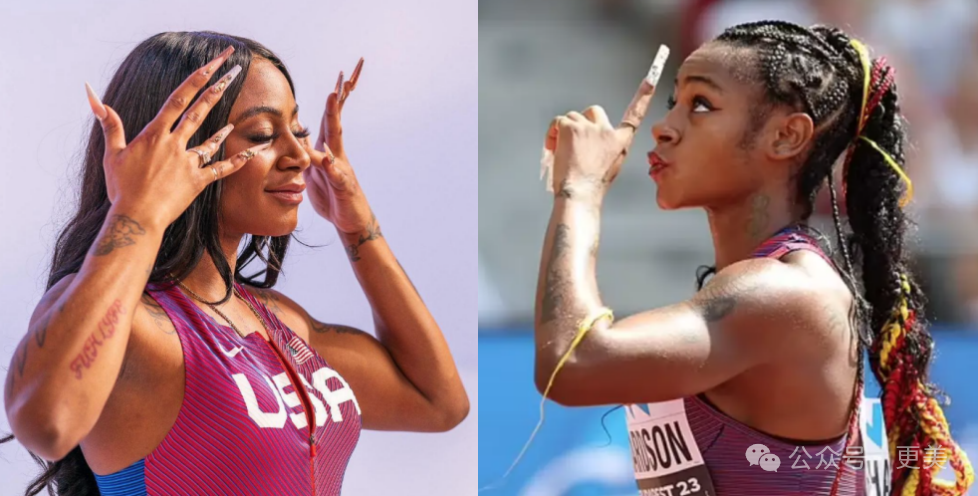 △美国百米女飞人，理查德森