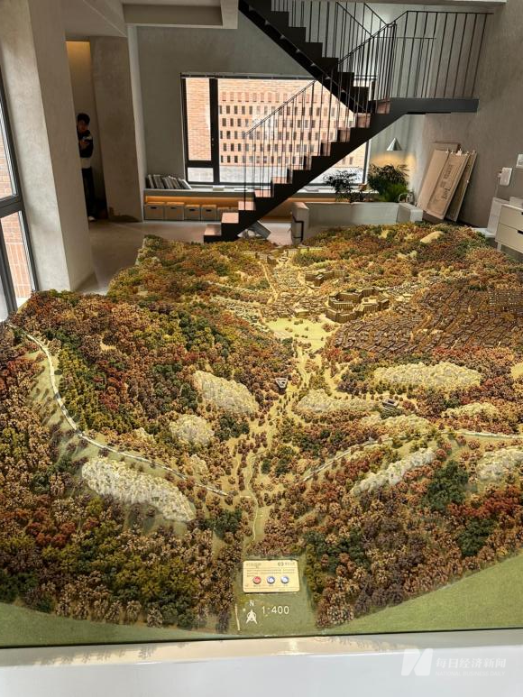 金山岭阿那亚沙盘 图片来源:每经记者 毕媛媛 摄