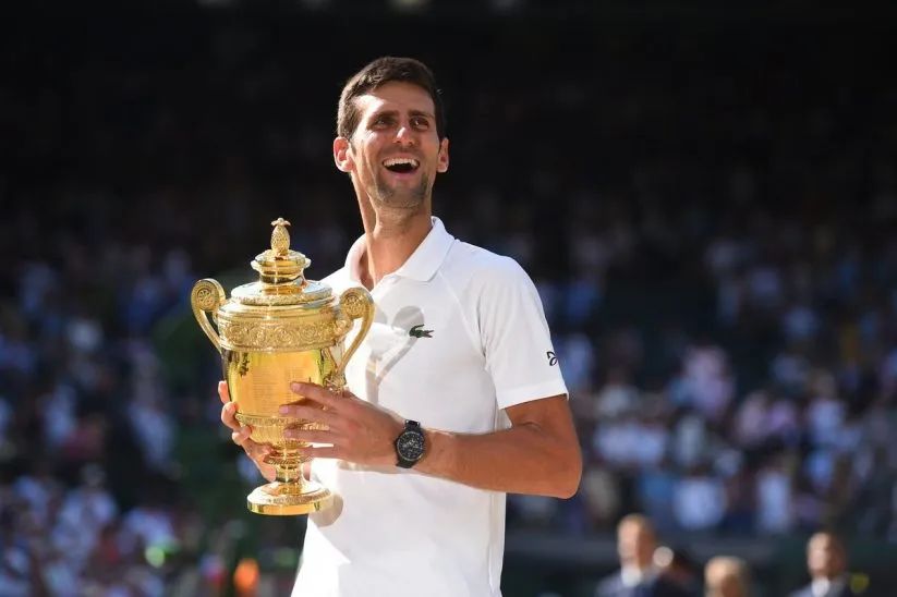 2018年温网,德约科维奇赢得了冠军/图源:novakdjokovic