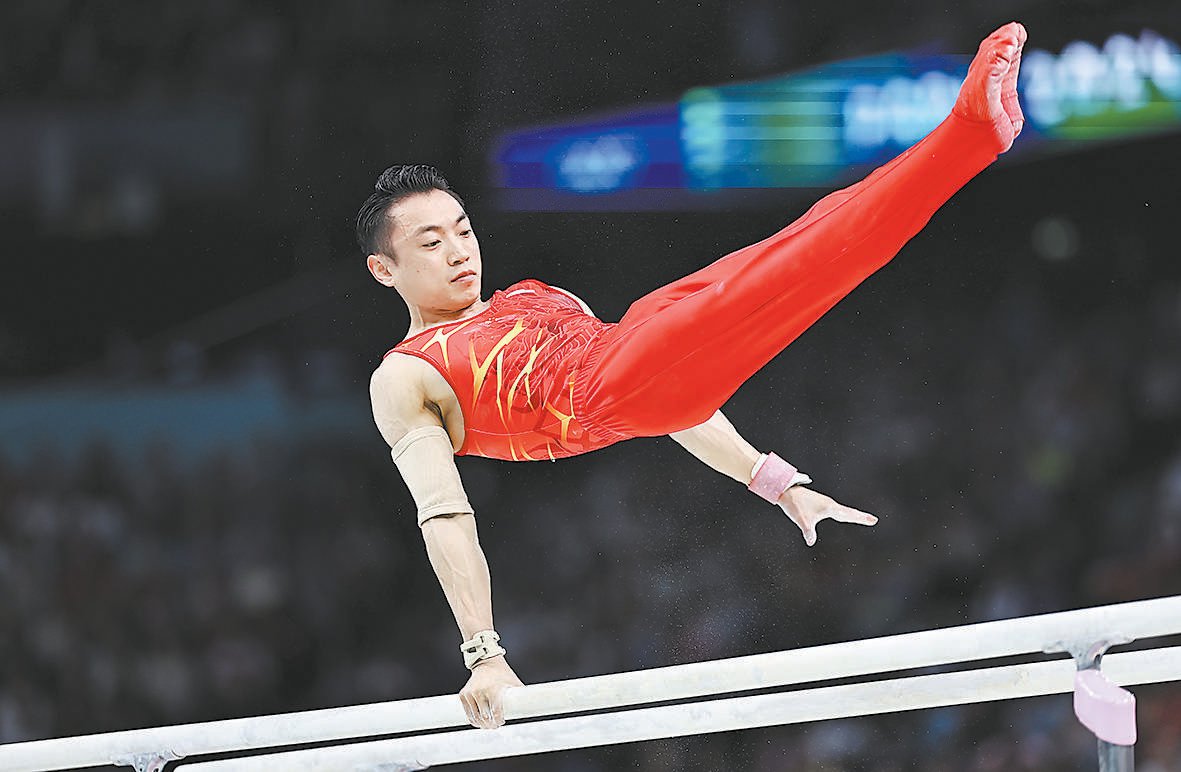 "双杠王"邹敬园卫冕夺冠