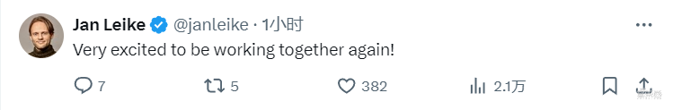 ▲OpenAI原安全主管、超级对齐负责人Jan Leike评论