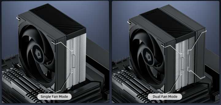 id-cooling推frozn a410 se风冷 简约的入门单塔散热器