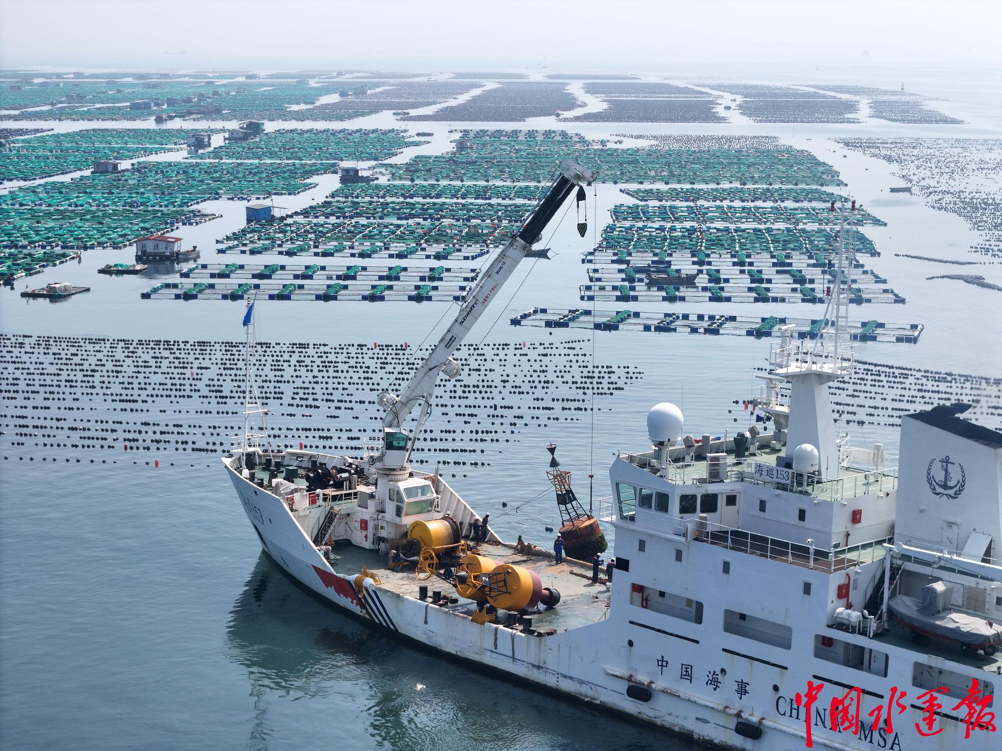 烟台航标处完成夏季换标