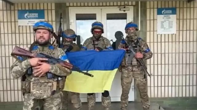 乌军发布视频的截图