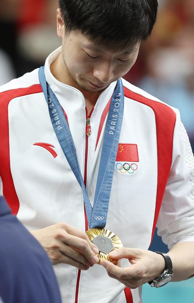 巴黎奥运会|国乒实现男团五连冠 马龙"六金王"创造历史