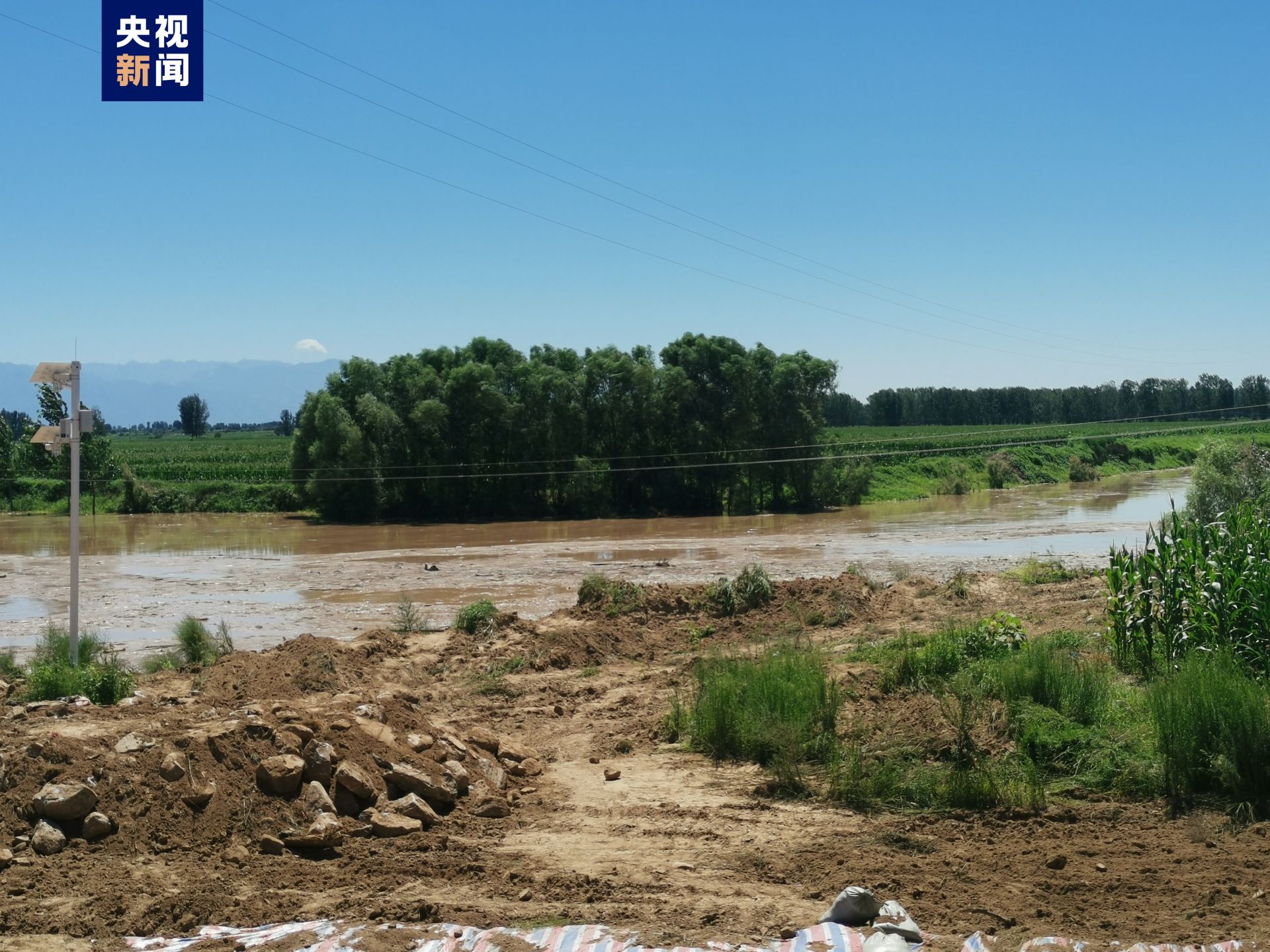 陕西北洛河洪峰缓慢演进 大荔,蒲城两县18745人清滩撤离