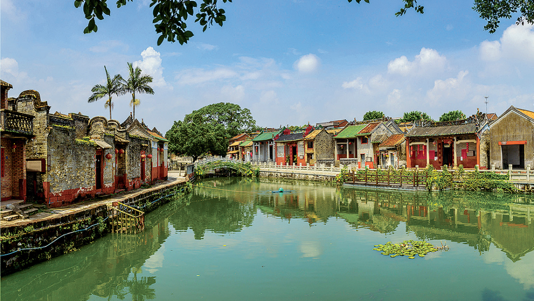 培坤)阳江市阳东区雅韶镇西元村西元村内有十八座带有镬耳的古建筑群