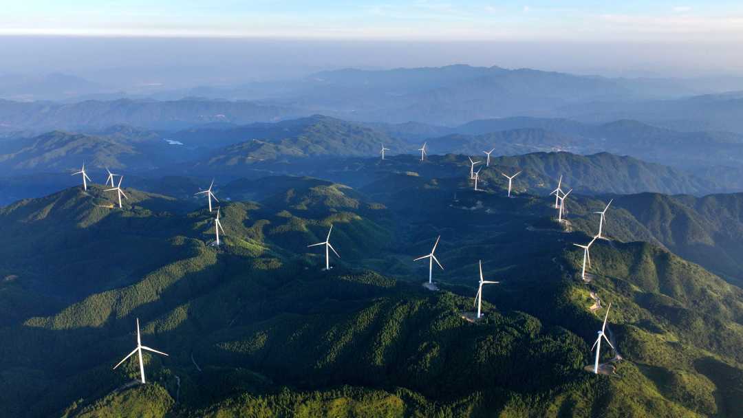 江西永丰:高山风电