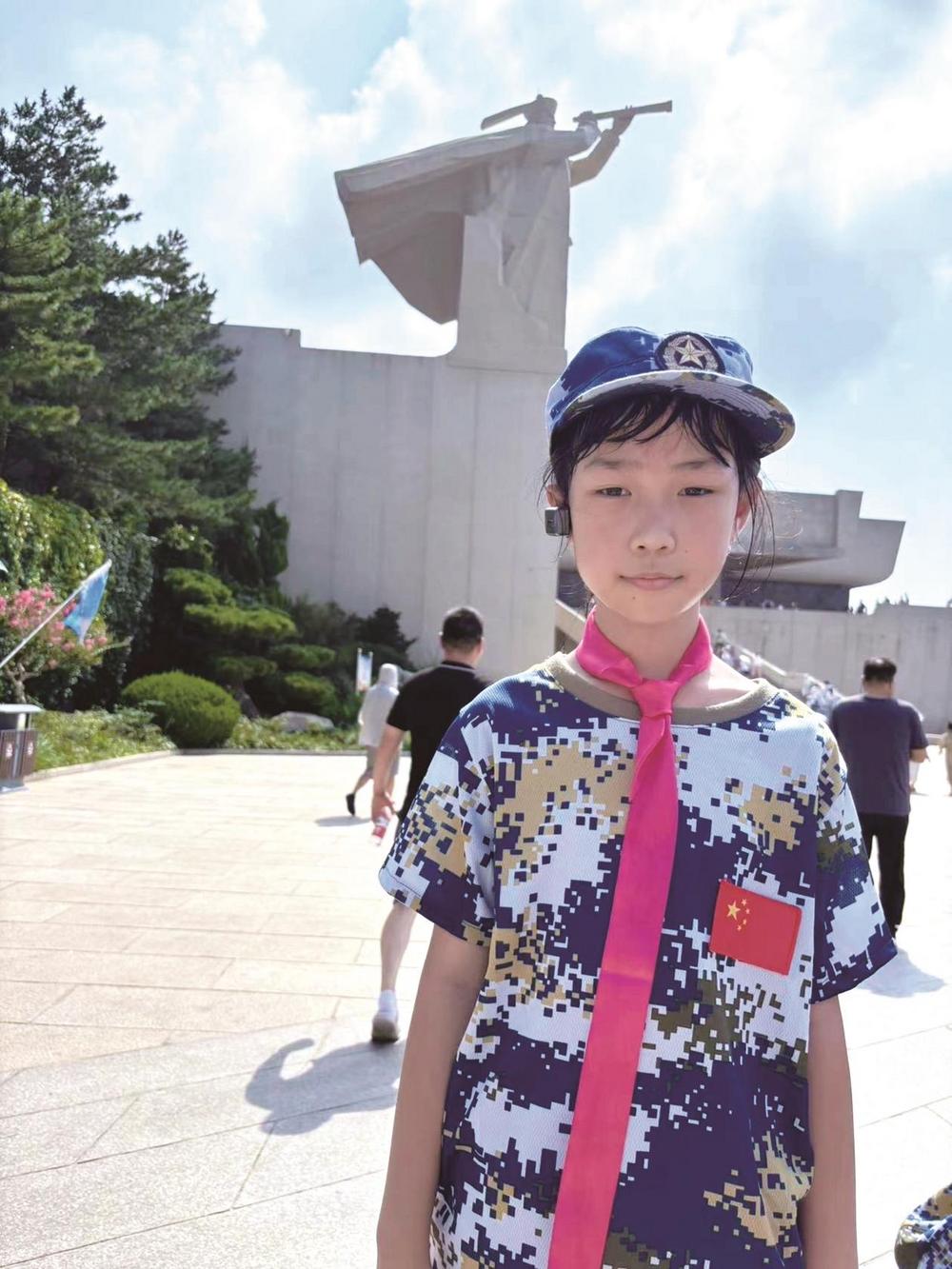李思妍在邯郸晚报举办的"2024海图腾威海海洋探索研学营"里,有一位