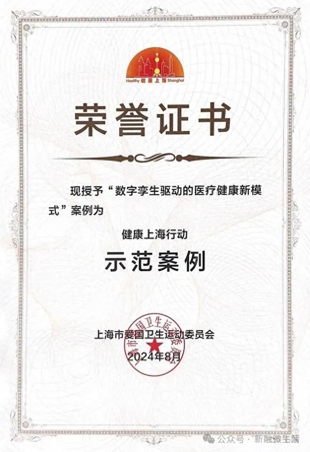医疗胸带怎么穿中山医院“数字孪生驱动的医疗健康新模式”获评健康上海行动十大示范案例_https://www.jmylbn.com_新闻资讯_第1张