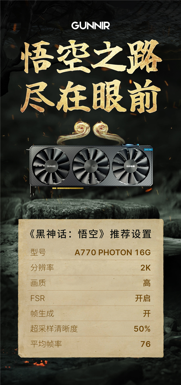 Intel显卡驱动两连更：《黑神话：悟空》流畅配置推荐