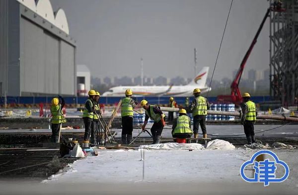 空客天津第二条总装线项目建设现场