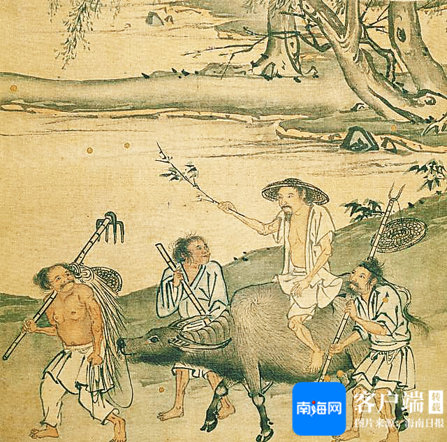 古画中的渔樵耕读