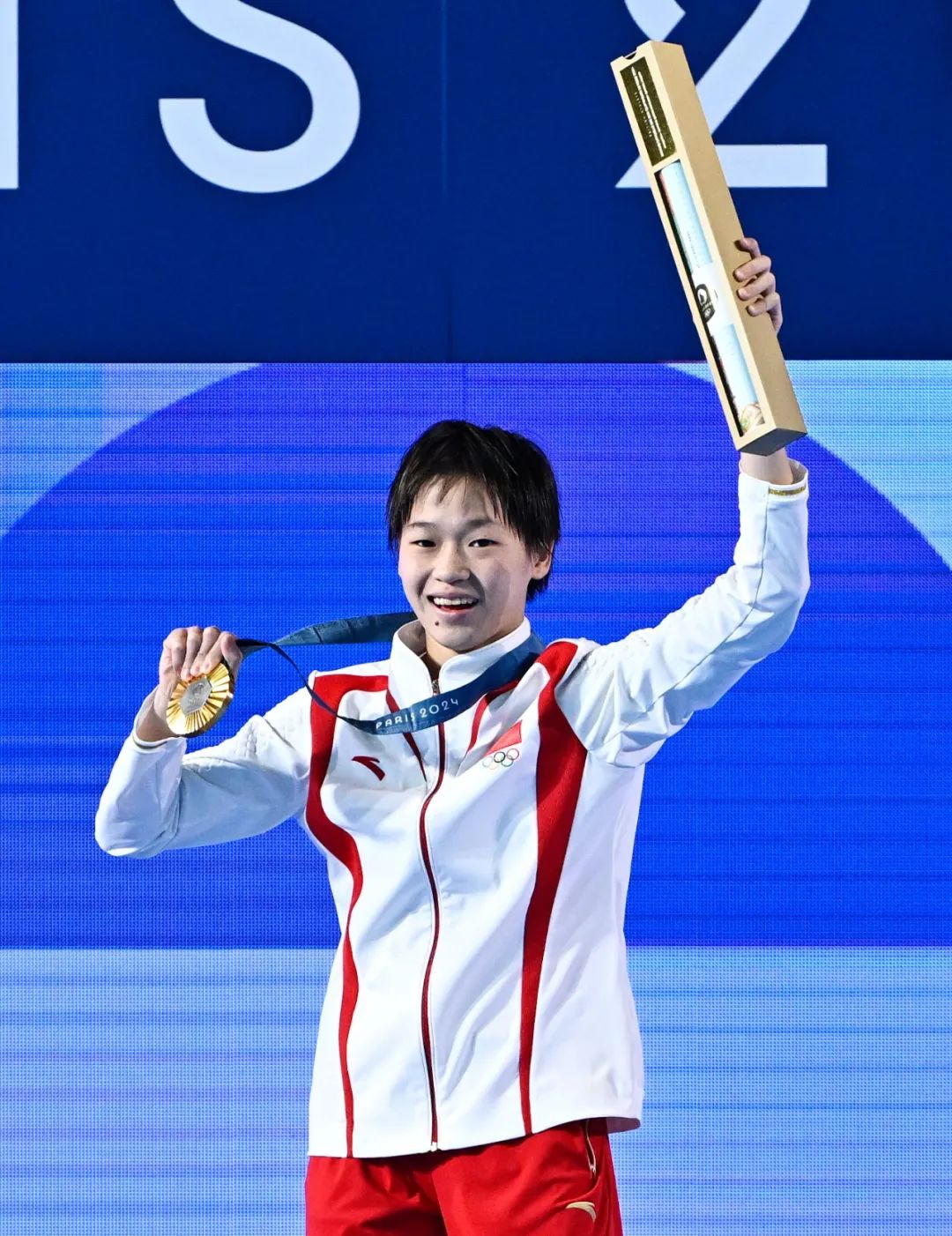 日,在巴黎奥运会跳水项目女子10米跳台决赛中,中国选手全红婵获得金牌