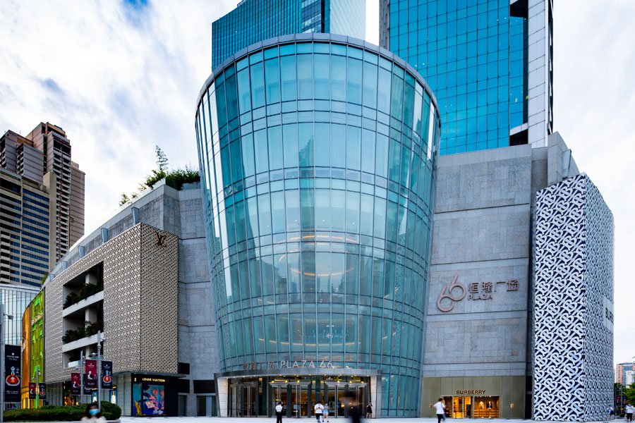 上海顶奢商场恒隆广场翻新扩张