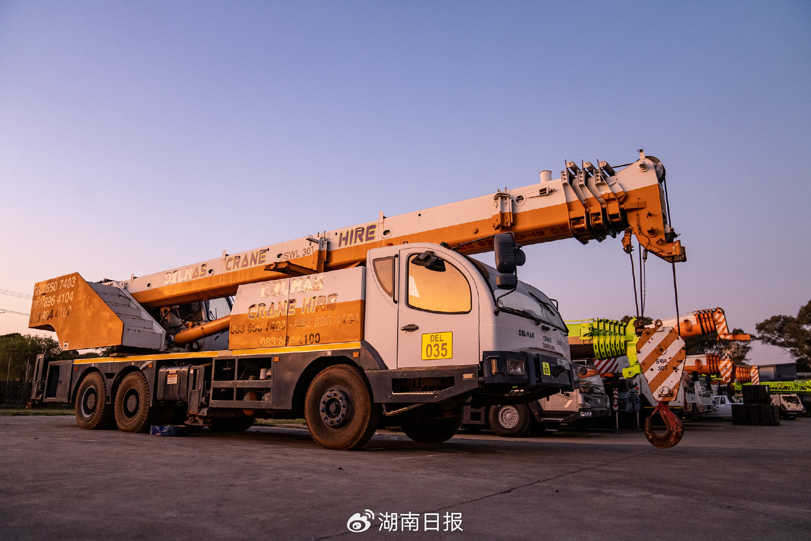 2023年4月26日,南非zlt起重公司,一台产自2007年的中联重科起重机依然