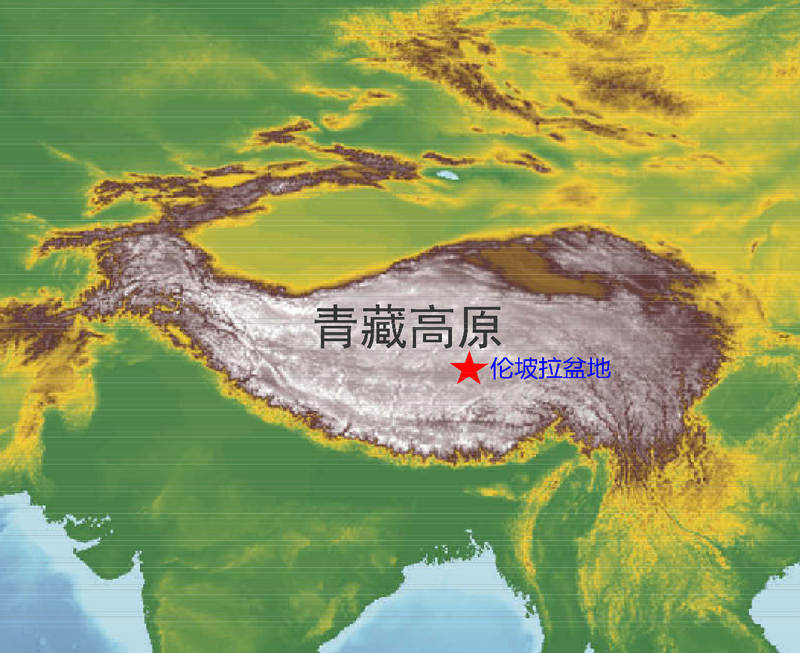 青藏高原腹地伦坡拉盆地位置.中国科学院青藏高原研究所供图