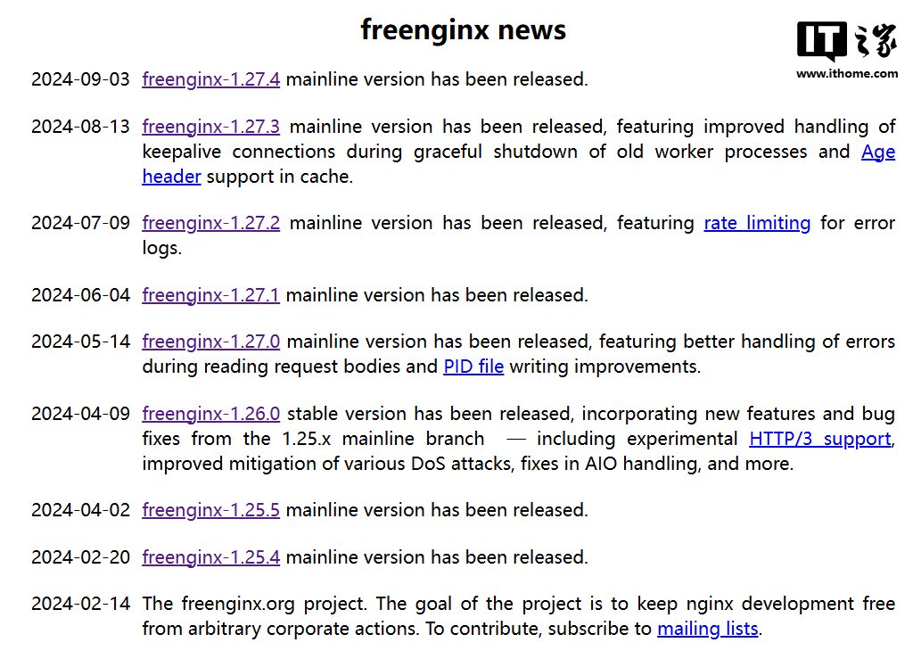 全球最大 Web 服务器项目 NGINX 迁移到 GitHub_新浪科技_新浪网