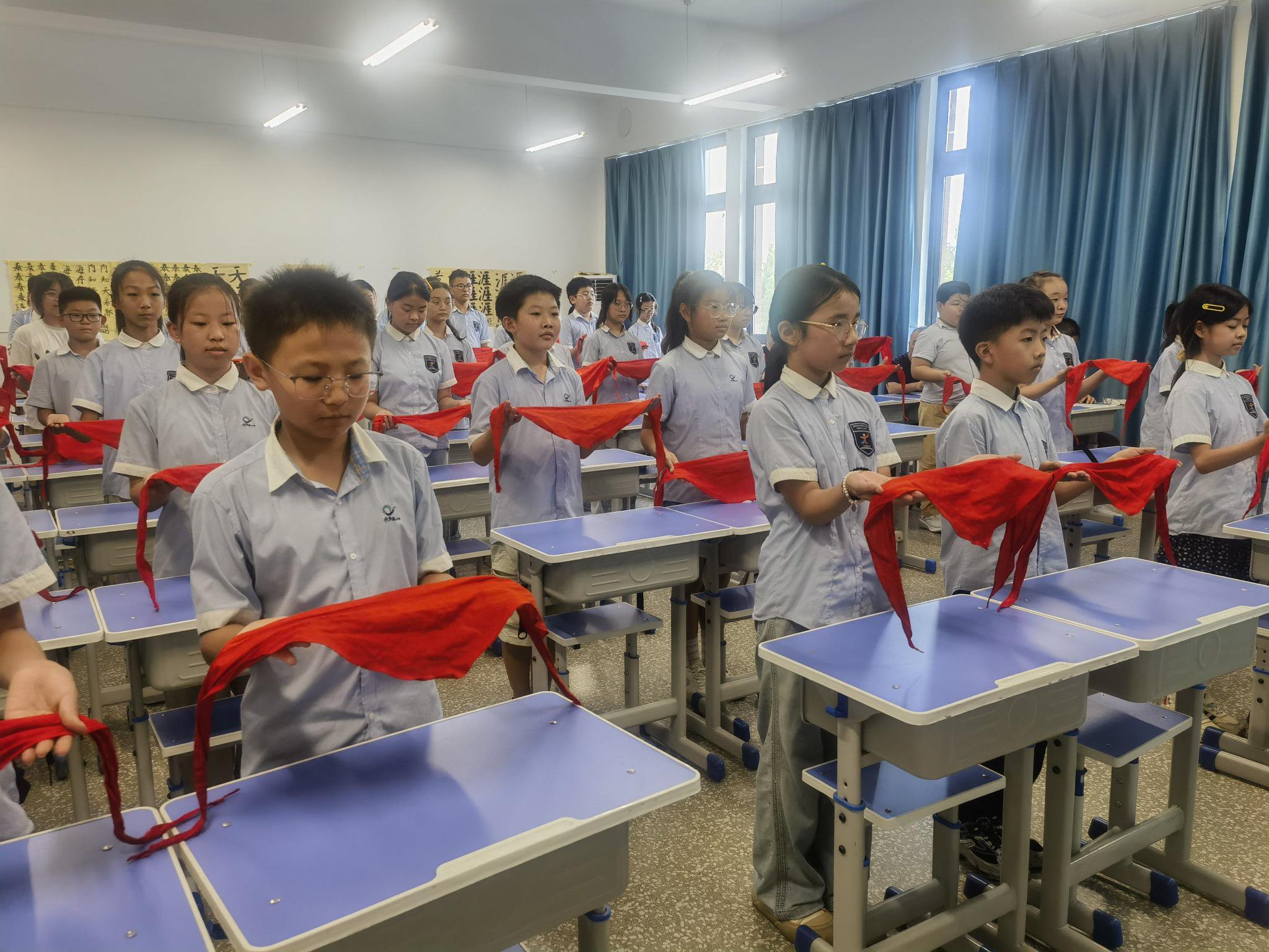 管城区长青路小学开展行为习惯养成展示活动