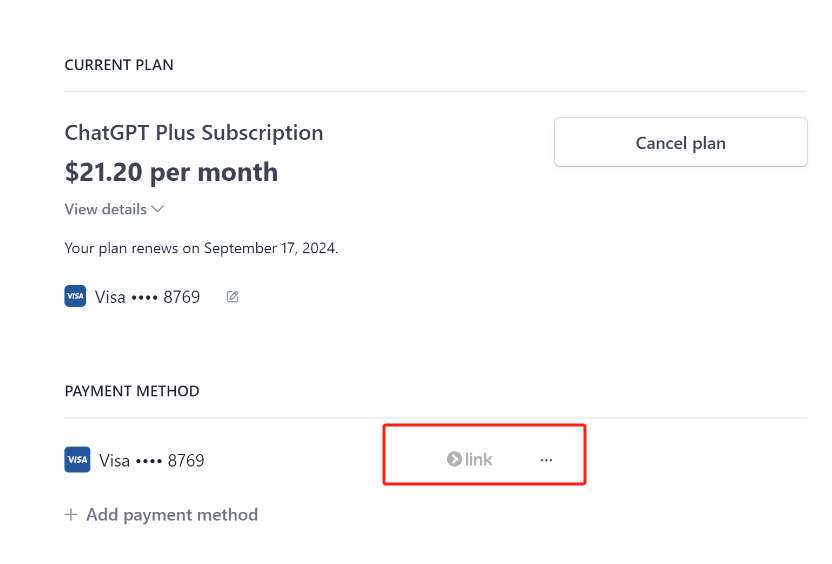 图片来源:OpenAI的付费管理页面